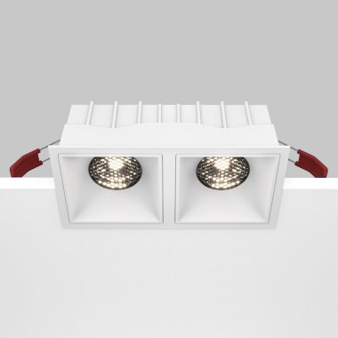 Встраиваемый светильник Maytoni Technical Alfa LED DL043-02-15W4K-SQ-W, корпус: белый