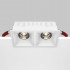 Встраиваемый светильник Maytoni Technical Alfa LED DL043-02-15W4K-SQ-W, корпус: белый