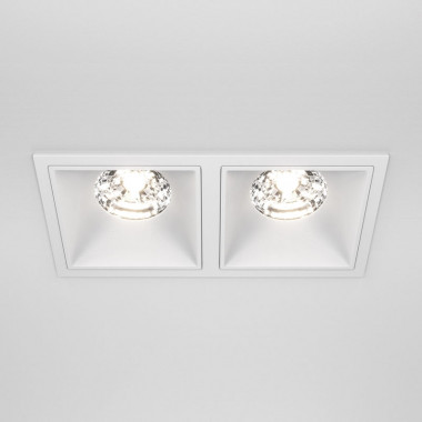 Встраиваемый светильник Maytoni Technical Alfa LED DL043-02-15W4K-SQ-W, корпус: белый
