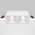 Встраиваемый светильник Maytoni Technical Alfa LED DL043-02-15W4K-SQ-W, корпус: белый