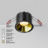 Встраиваемый светильник Maytoni Technical Alfa LED DL043-01-15W3K-RD-B-1, корпус: чёрный