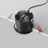 Встраиваемый светильник Maytoni Technical Alfa LED DL043-01-15W3K-RD-B-1, корпус: чёрный
