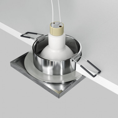 Встраиваемый светильник Maytoni Technical Stark DL083-01-GU10-SQ-S, корпус: серебро, GU10