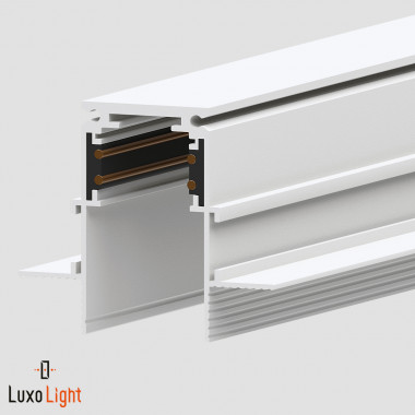 Магнитный шинопровод встраиваемый 2m LuxoLight Luxmag LUX0100600