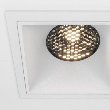 Встраиваемый светильник Maytoni Technical Alfa LED DL043-01-15W4K-D-SQ-W, корпус: белый