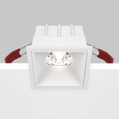 Встраиваемый светильник Maytoni Technical Alfa LED DL043-01-15W4K-D-SQ-W, корпус: белый