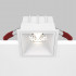 Встраиваемый светильник Maytoni Technical Alfa LED DL043-01-15W4K-D-SQ-W, корпус: белый
