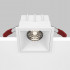 Встраиваемый светильник Maytoni Technical Alfa LED DL043-01-15W4K-D-SQ-W, корпус: белый