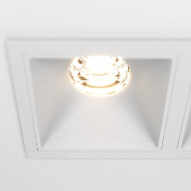 Встраиваемый светильник Maytoni Technical Alfa LED DL043-02-10W3K-D-SQ-W, корпус: белый