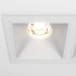 Встраиваемый светильник Maytoni Technical Alfa LED DL043-02-10W3K-D-SQ-W, корпус: белый