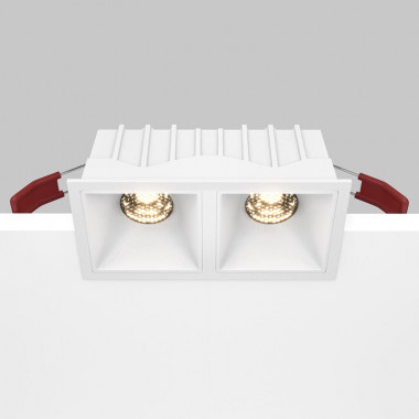 Встраиваемый светильник Maytoni Technical Alfa LED DL043-02-10W3K-D-SQ-W, корпус: белый