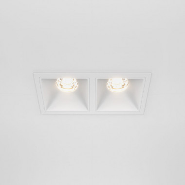 Встраиваемый светильник Maytoni Technical Alfa LED DL043-02-10W3K-D-SQ-W, корпус: белый