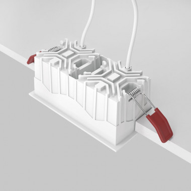 Встраиваемый светильник Maytoni Technical Alfa LED DL043-02-10W3K-D-SQ-W, корпус: белый