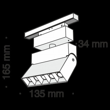 Трековый светильник Points S35 3000K 10Вт 24°
