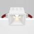 Встраиваемый светильник Maytoni Technical Alfa LED DL043-01-15W3K-D-SQ-W, корпус: белый