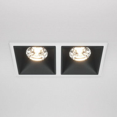 Встраиваемый светильник Maytoni Technical Alfa LED DL043-02-15W3K-D-SQ-WB, корпус: чёрный
