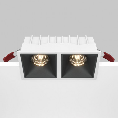 Встраиваемый светильник Maytoni Technical Alfa LED DL043-02-15W3K-D-SQ-WB, корпус: чёрный