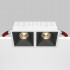 Встраиваемый светильник Maytoni Technical Alfa LED DL043-02-15W3K-D-SQ-WB, корпус: чёрный
