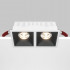 Встраиваемый светильник Maytoni Technical Alfa LED DL043-02-15W3K-D-SQ-WB, корпус: чёрный