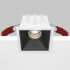 Встраиваемый светильник Maytoni Technical Alfa LED DL043-01-10W4K-D-SQ-WB, корпус: чёрный