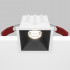Встраиваемый светильник Maytoni Technical Alfa LED DL043-01-10W4K-D-SQ-WB, корпус: чёрный