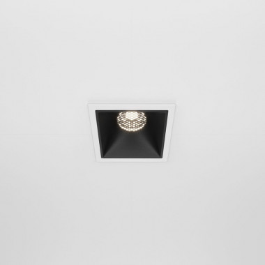 Встраиваемый светильник Maytoni Technical Alfa LED DL043-01-10W4K-D-SQ-WB, корпус: чёрный