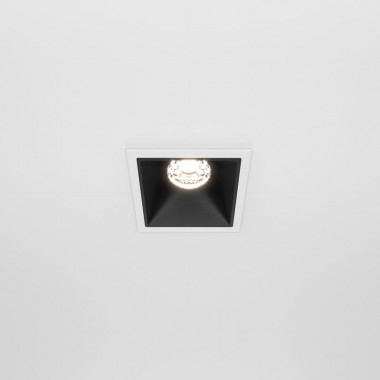 Встраиваемый светильник Maytoni Technical Alfa LED DL043-01-10W4K-D-SQ-WB, корпус: чёрный