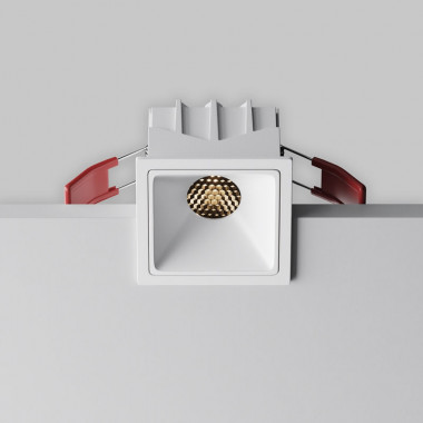 Встраиваемый светильник Maytoni Technical Alfa LED DL043-01-10W3K-SQ-W-1, корпус: белый